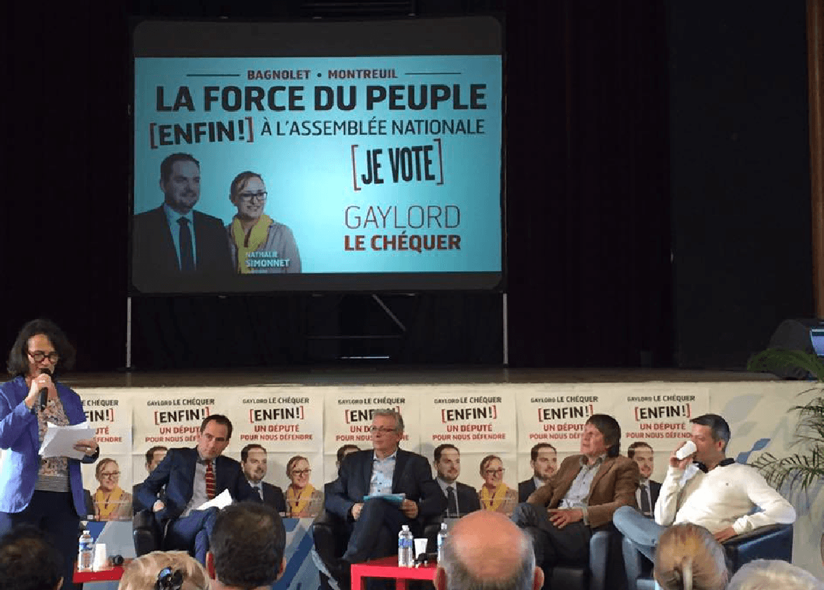 Cover Image for Reportage : au cœur du meeting de Gaylord Le Chéquer à Montreuil