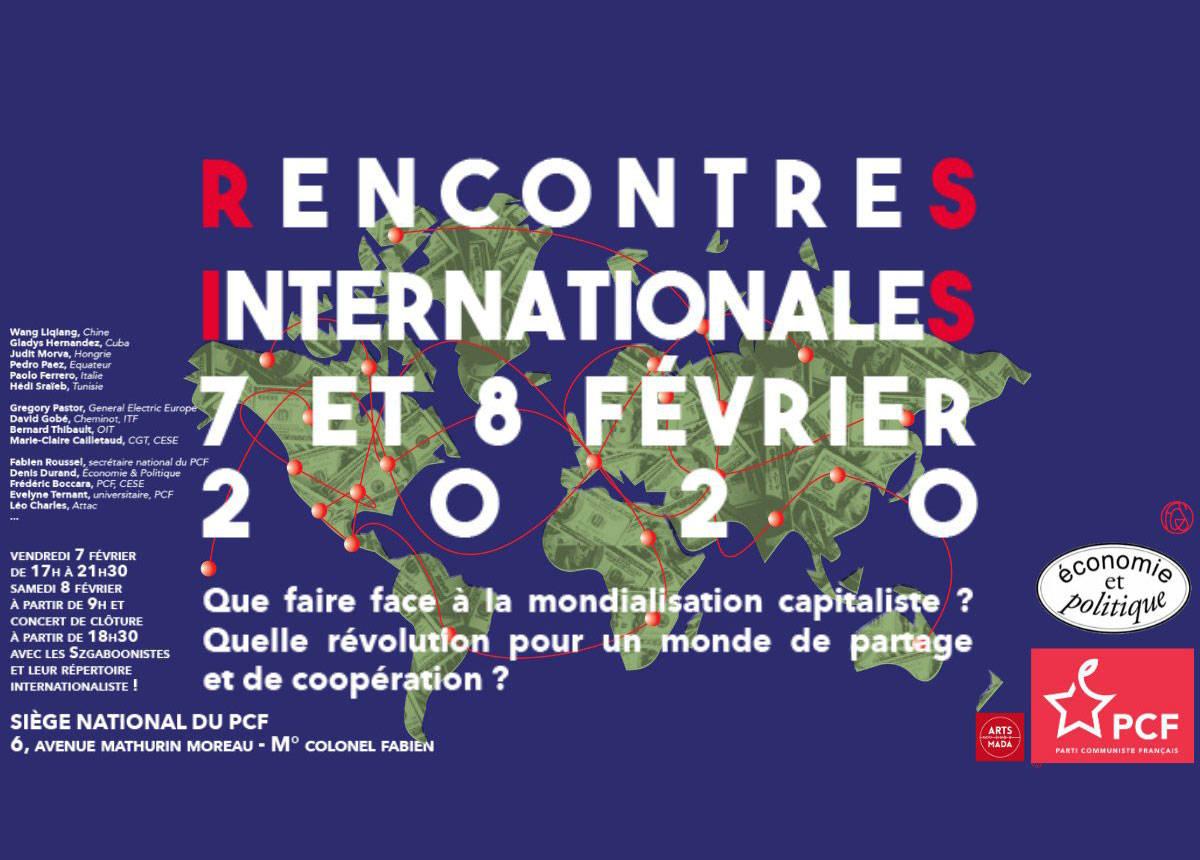 Cover Image for Rencontres internationales au siège du PCF : « Une autre mondialisation est possible »